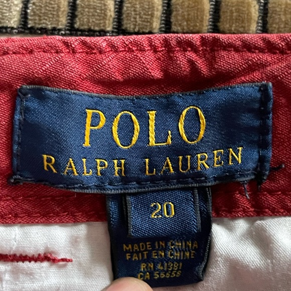 Polo Ralph Lauren Red Cargo Shorts - Picture 8 of 10